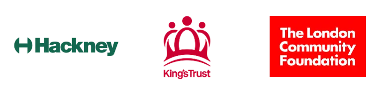hackney council kings trust and london community foundation logos