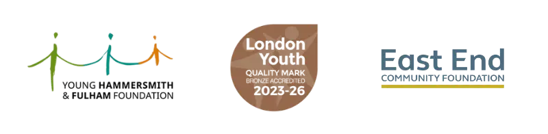 young hammersmith and fulham london youth and east end community foundation logos